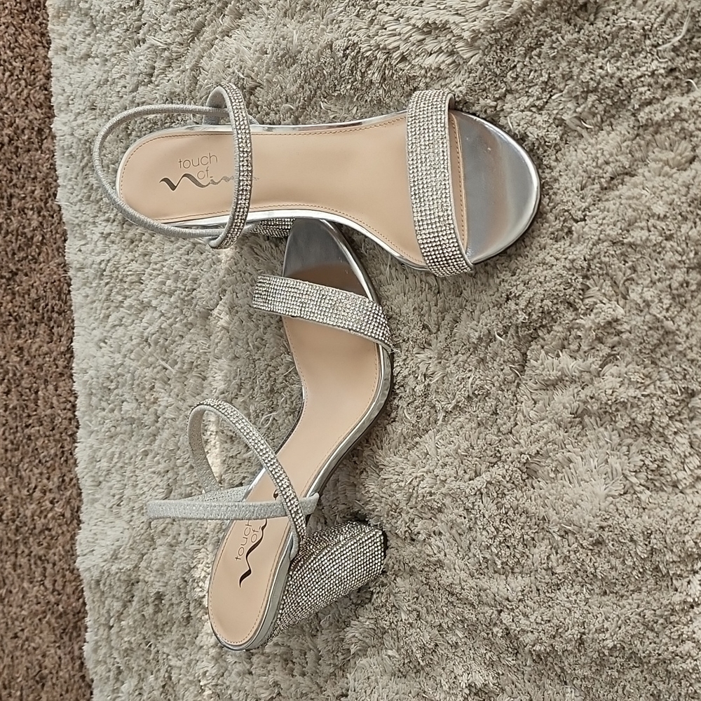 Size 7 1/2 sparkle high heels